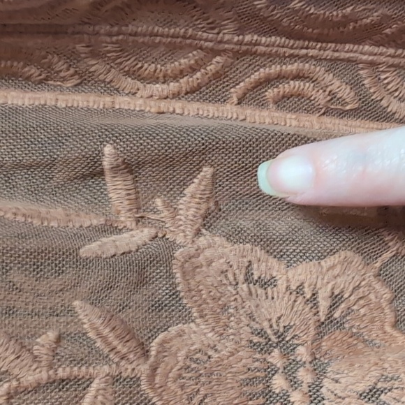 Lace & Embroidered Romper Dress - Picture 9 of 9